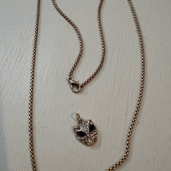 Effy necklace w/ leopard pendant. - Picture 3 of 3